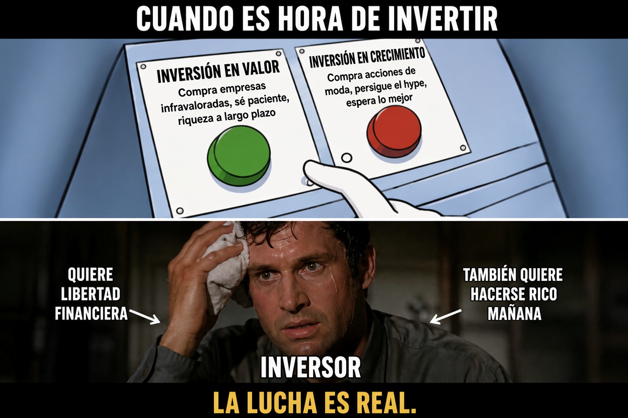 inversion-en-valor-vs-crecimiento-meme
